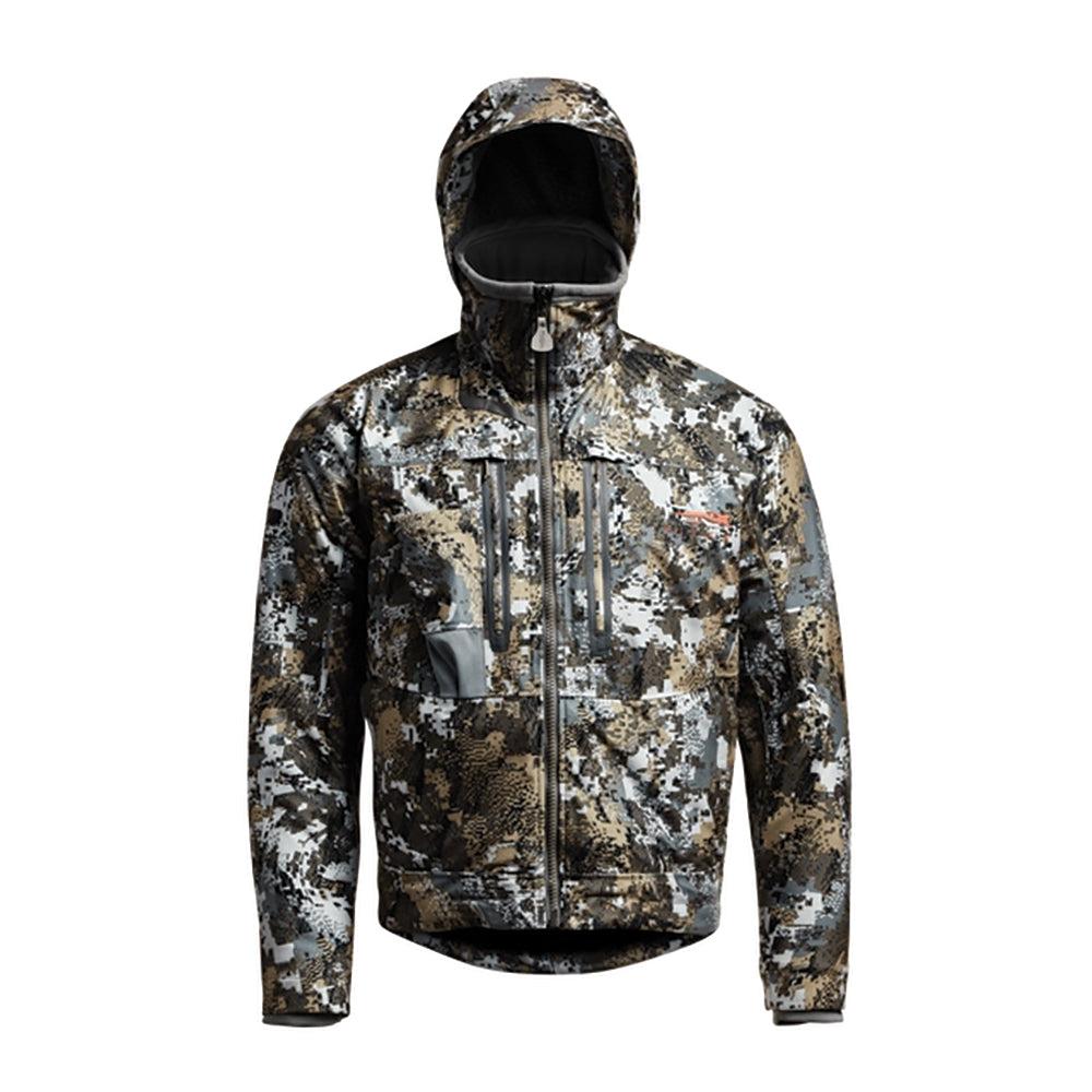 Camouflage Sitka Incinerator jacket on a white background
